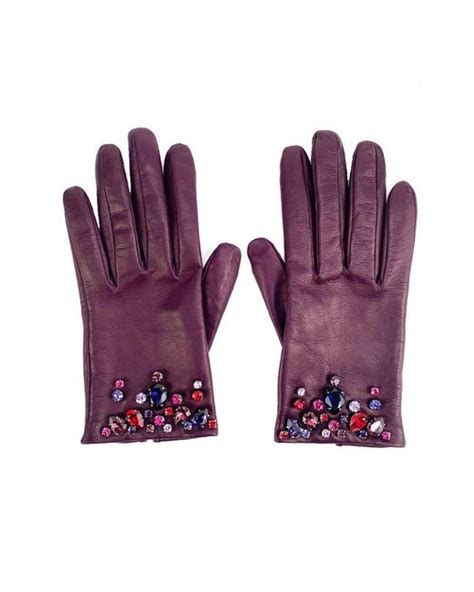 prada purple gloves|Prada gloves for women.